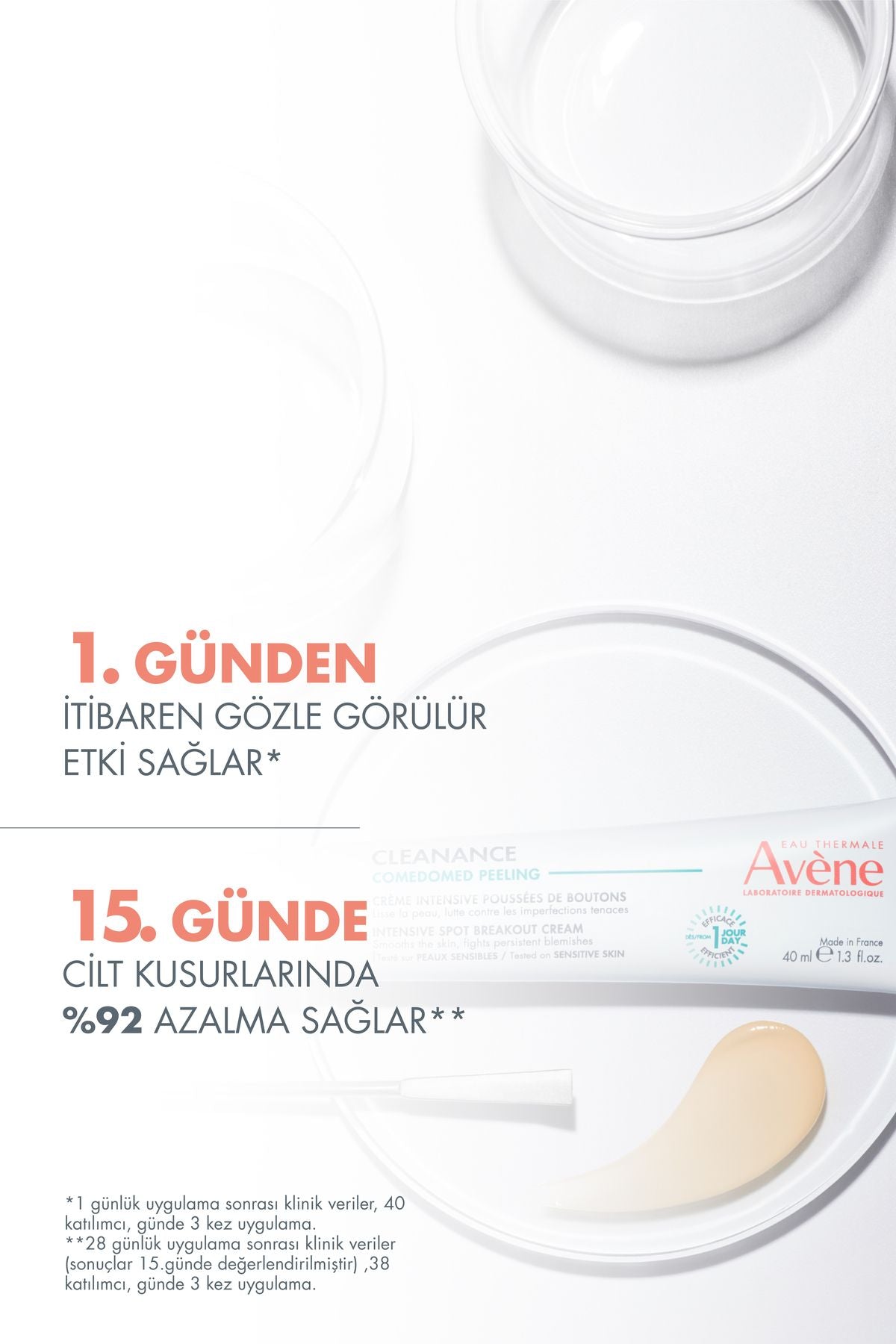 Avene Cleanance Comedomed Peeling Cilt Kusurları İçin Yoğun Etkili Krem 40ml