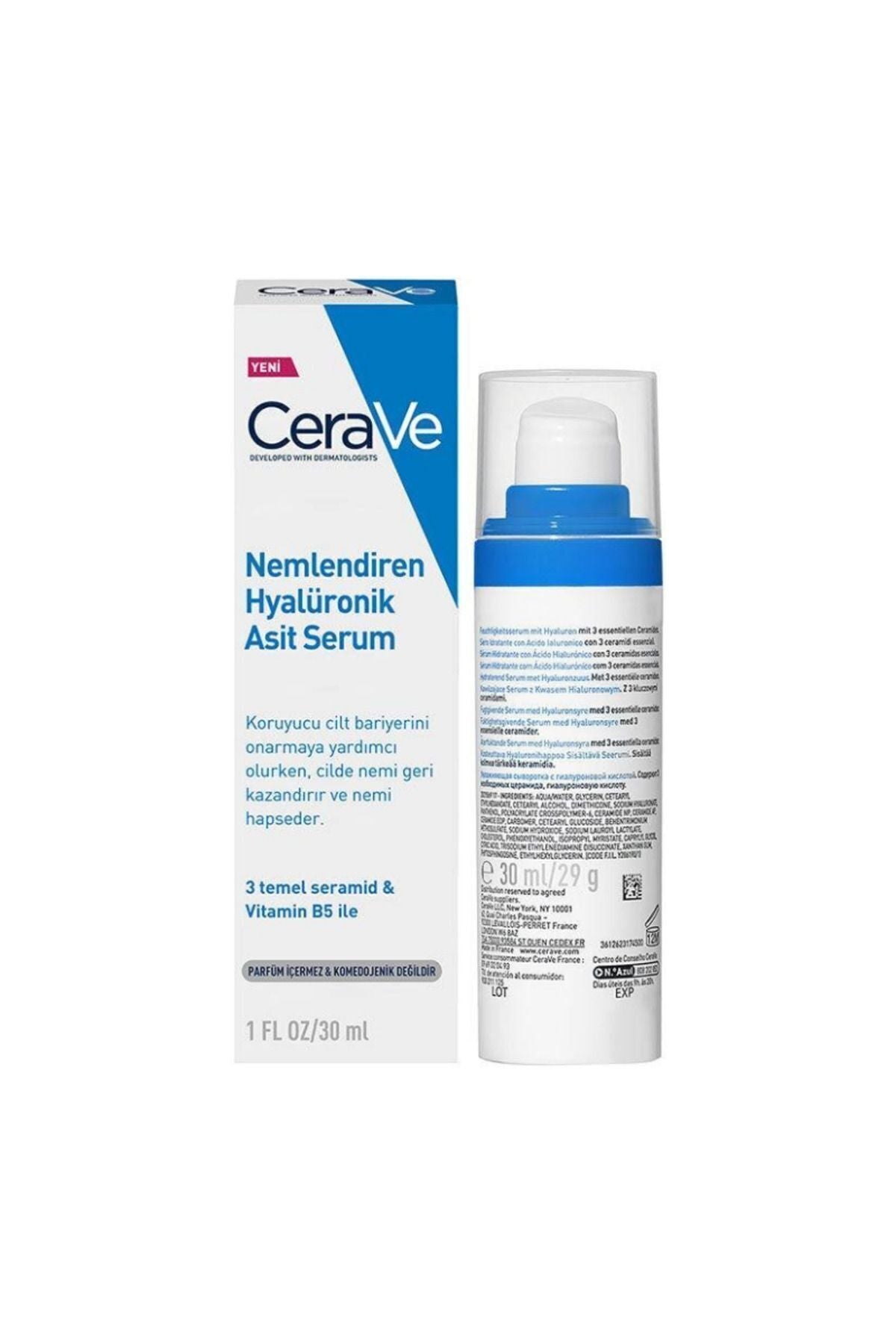 CeraVe Nemlendiren Hyalüronik Asit Serum 30 ml