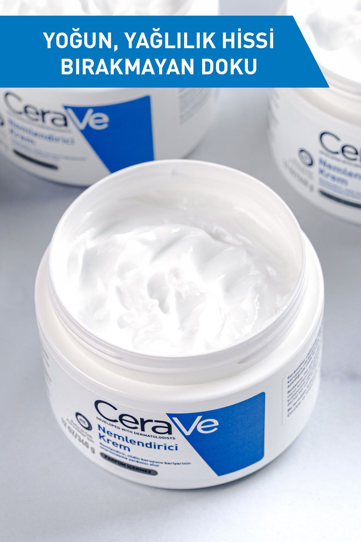 CeraVe Nemlendirici Krem Kuru Ciltler Için Seramid Ve Hyalüronik Asit Içerikli 340 gr