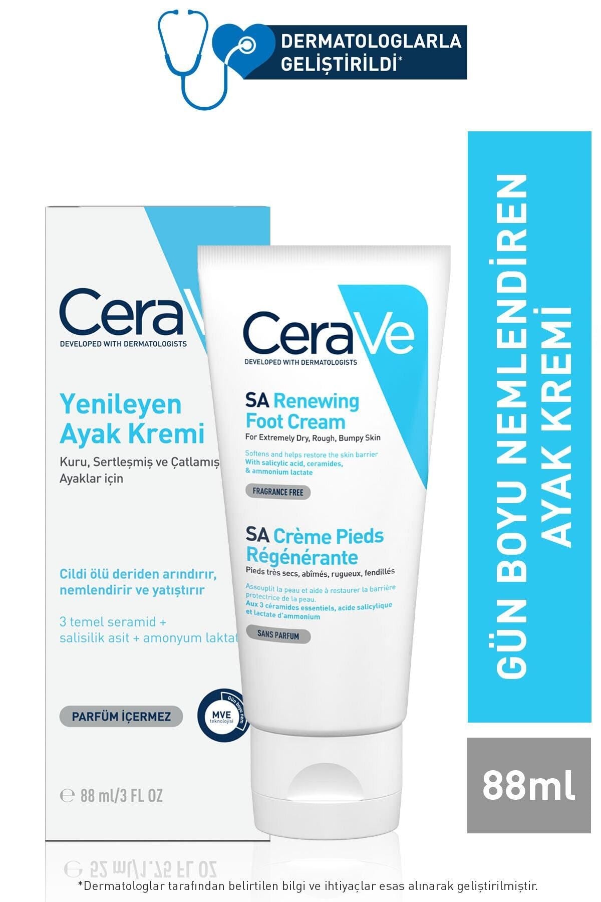 CeraVe Yenileyici Ayak Kremi 88 ml