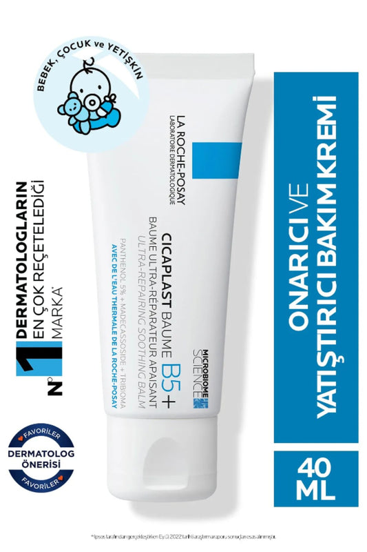 La Roche Posay Cicaplast Baume B5 Yatıştırıcı Ve Onarıcı Bakım Kremi 40 ml