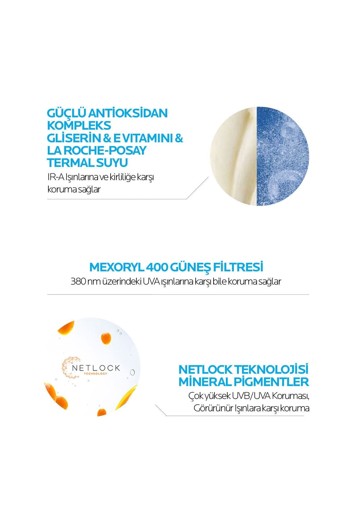 La Roche Posay Anthelios UVmune400 Invisible Fluid Tüm Cilt Tipleri İçin Renkli SPF50+ Yüz Güneş Kremi 50 ml