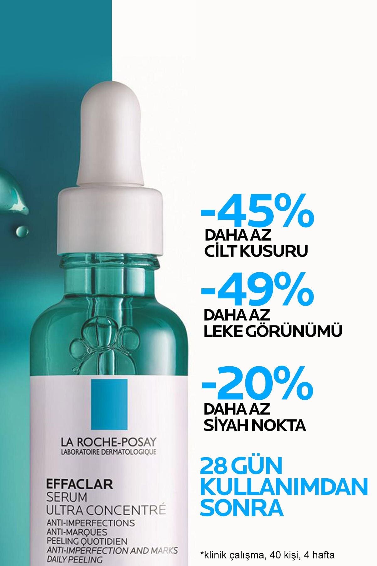 La Roche Posay Effaclar Peeling Etkili Leke Karşıtı Serum Yağlı Ve Akneye Eğilm Gösteren Ciltler Için 3337875722827