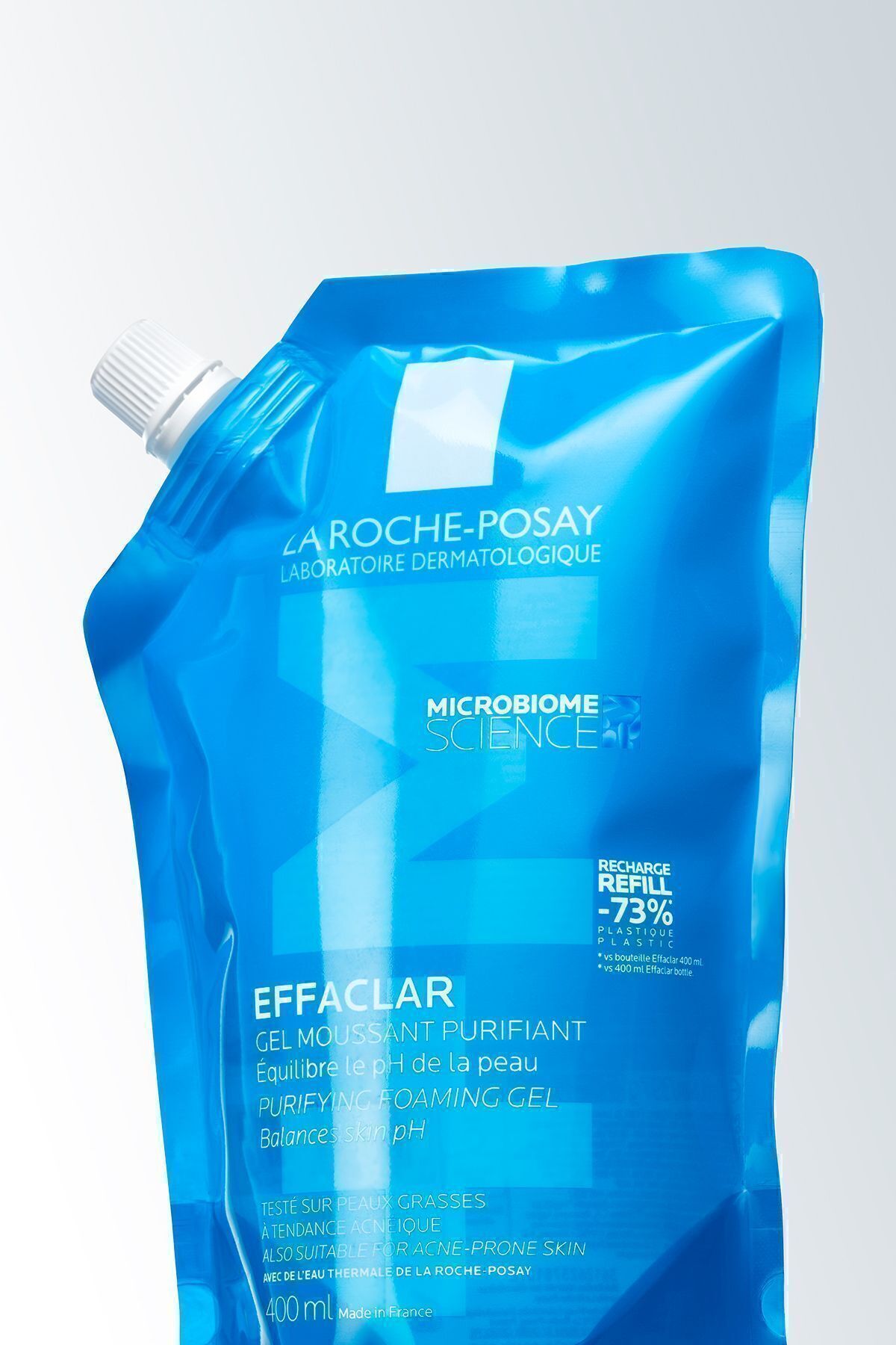 La Roche Posay Effaclar Yağlı Ciltler Için Temizleme Jeli Yeniden Dolum Paketi 400 ml