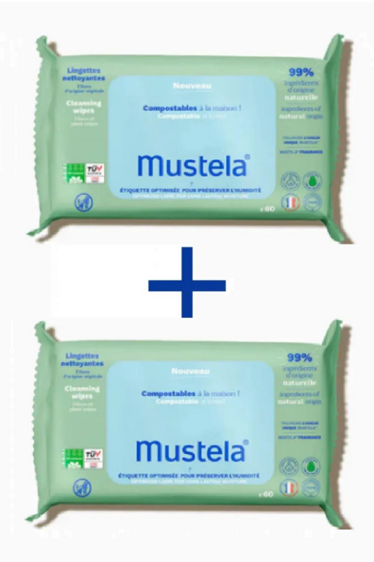 Mustela Compost Cleansing Wipes Kompost Edilebilir Islak Mendil 60 Yaprak